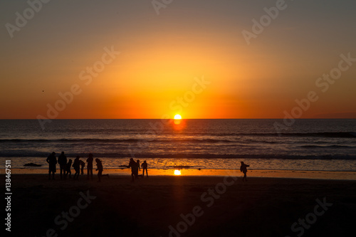 Callifornia sunnset in San Diego