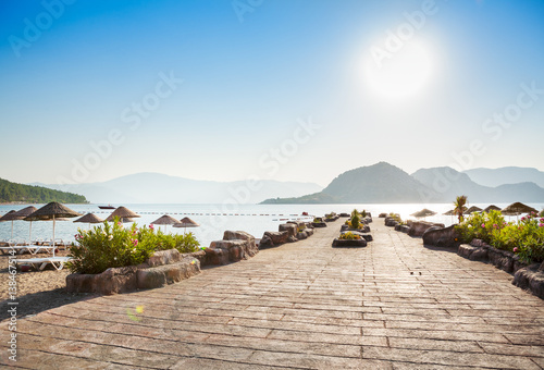 View of Ichmeler near Marmaris in Turkey