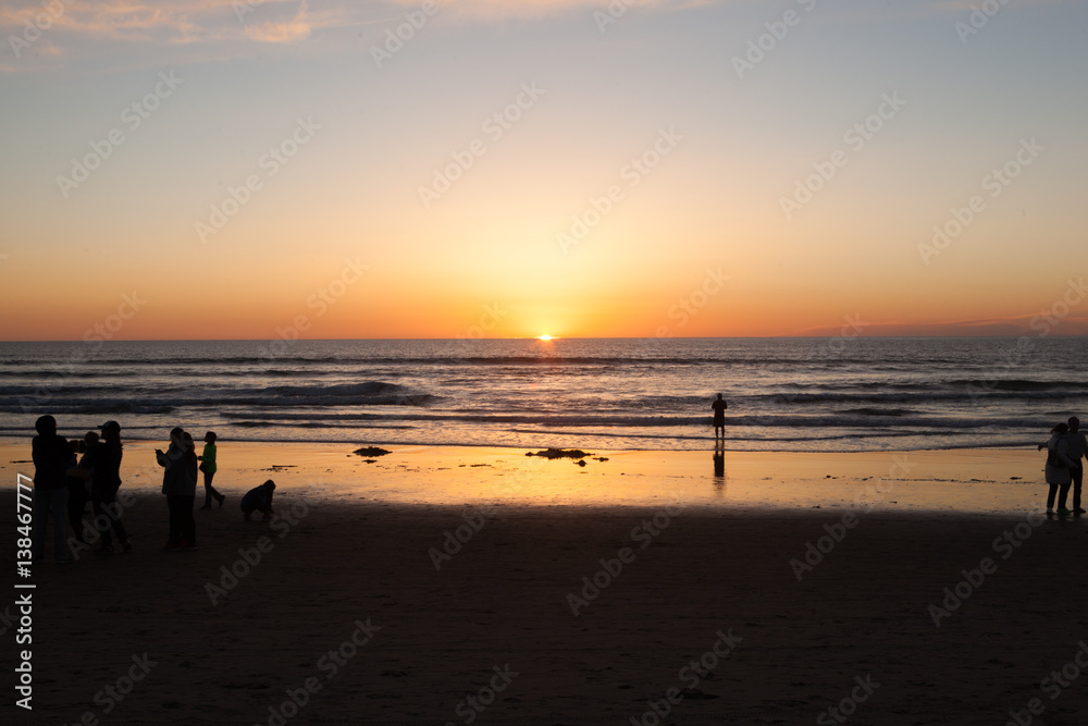 Callifornia sunnset in San Diego