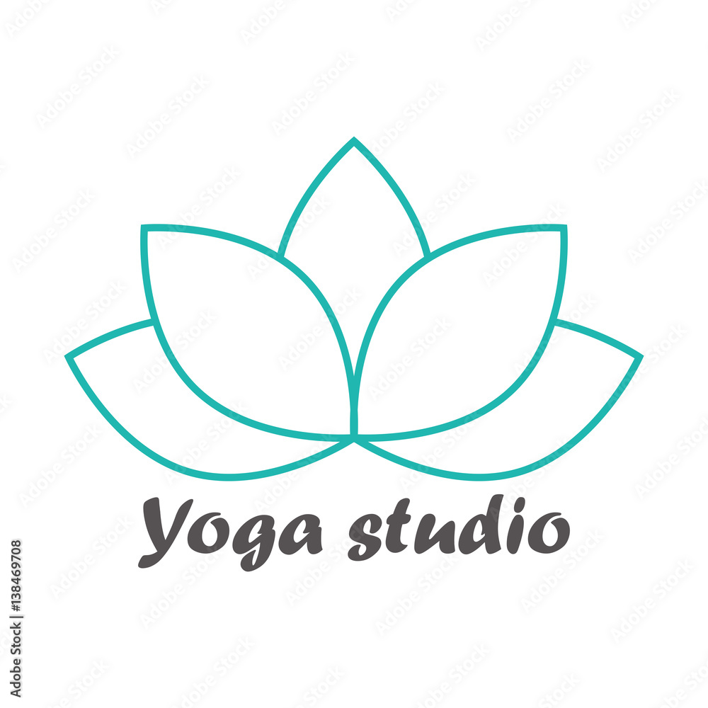 Obraz premium Logo for yoga studio