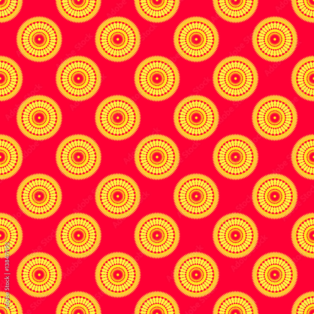 Fototapeta premium Mandala seamless pattern