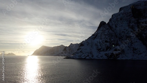 Sonnenuntergang auf den Lofoten