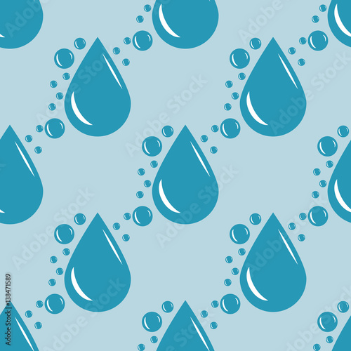 Water drops bubbles pattern