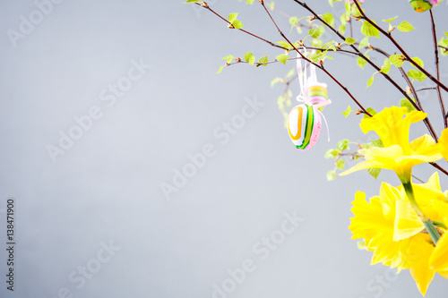 Obraz na plátně happy easter / happy easter time