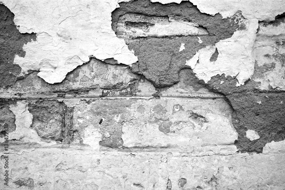 Obraz premium Falled brick wall texture.