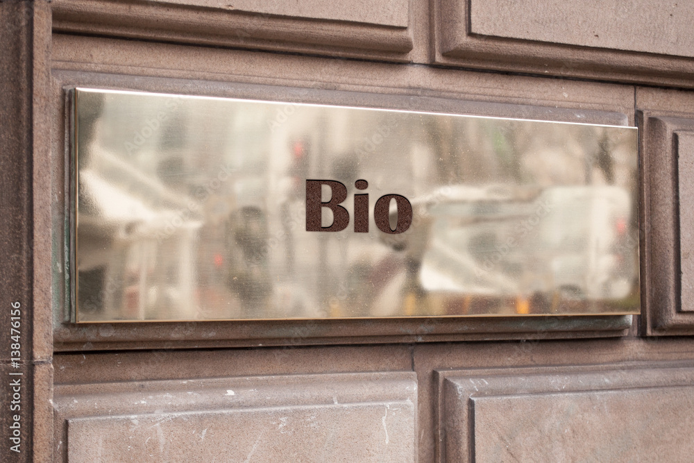 Obraz premium Schild 205 - Bio