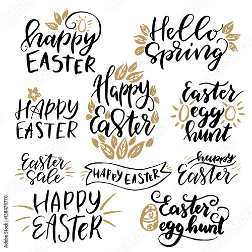 lettering about  easter.