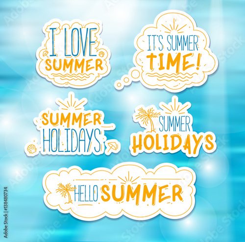 Vector Summer Badges