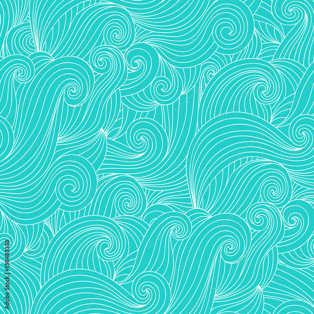 Seamless abstract pattern, waves background, wallpaper Seamless abstract pattern, waves background, wallpaper