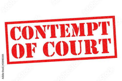 CONTEMPT OF COURT