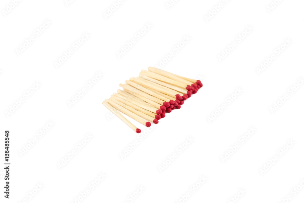 matches isolated on white background matches isolated on white background