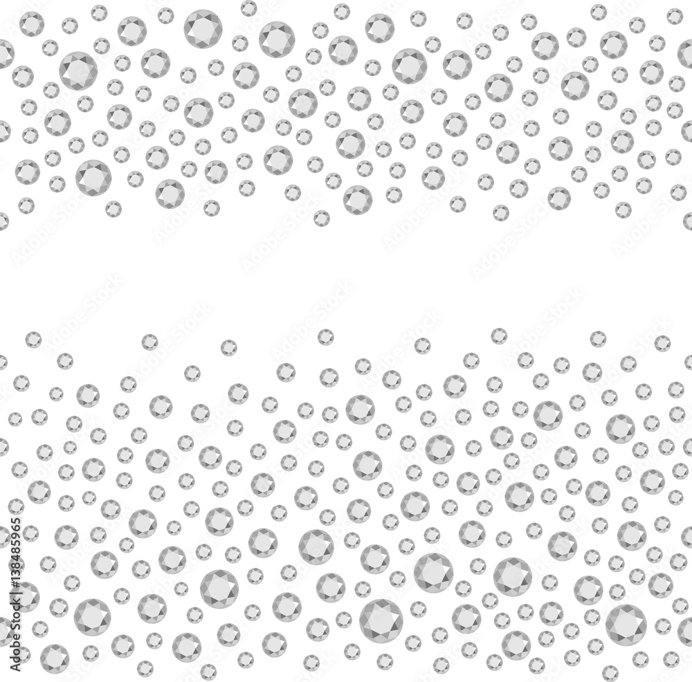 Seamless rhinestones Stock Vector Adobe Stock