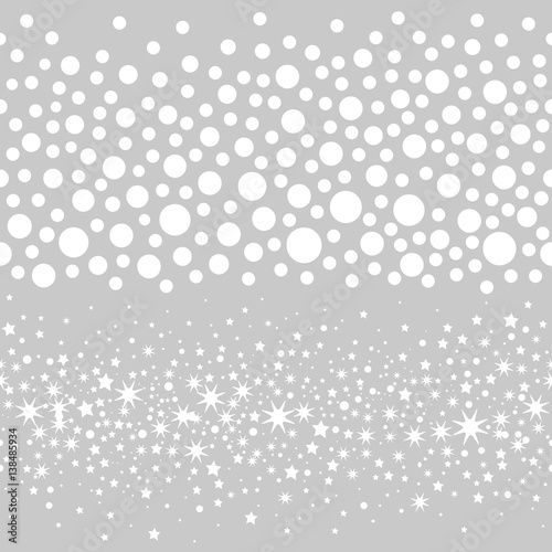 Seamless snow balls