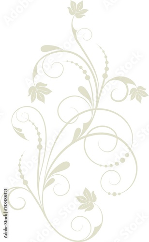 Save Download Preview Floral background with decorative branch. Vector illustration.Print