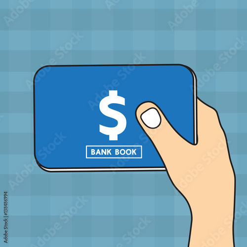 Bankbook vector design.