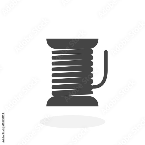 Thread Icon. Vector logo on white background