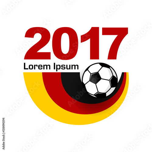 Germany football sport emblem