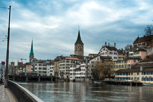 Landscape of Historic Zurich center