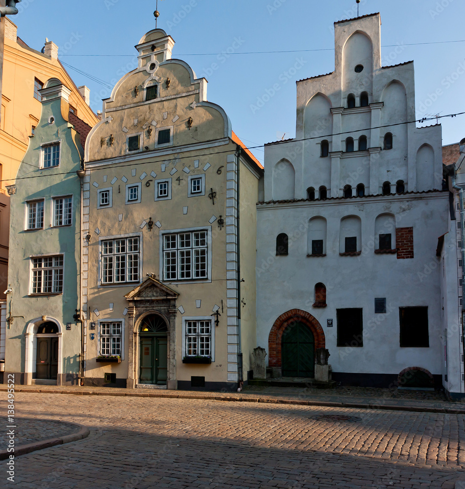 Three Brothers, the oldest Riga's buildings