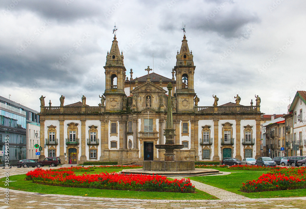 Obraz premium Church and hospital of Sao Marcos, Braga, Portugal