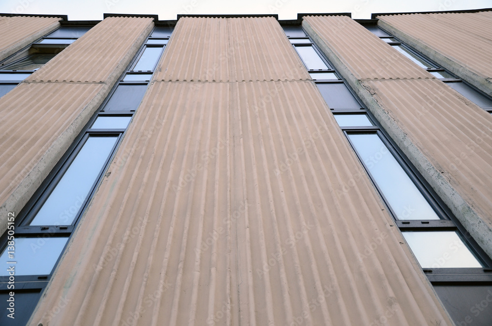 Fototapeta premium Detail of facade in Eastern Europe