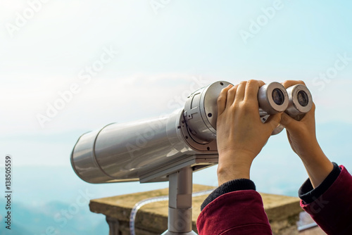 Coin Operated Sightseeing Binoculars