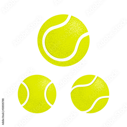 Tennis balls set © sudowoodo