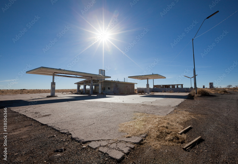 Deserted Gas Station, Arizona