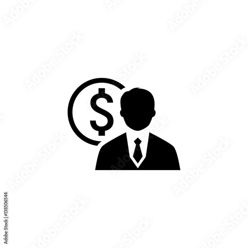 Value Icon. Business Concept. Flat Design.