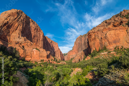 Kolob Canyon Evening Light