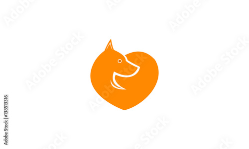 dog lover logo vector