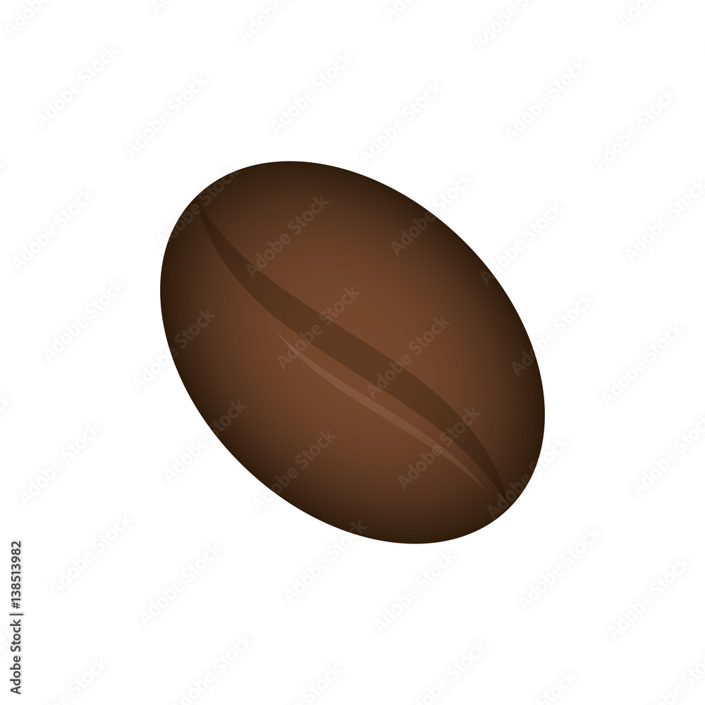 Delicious Coffee bean icon vector illustration graphic design Delicious Coffee bean icon vector illustration graphic design