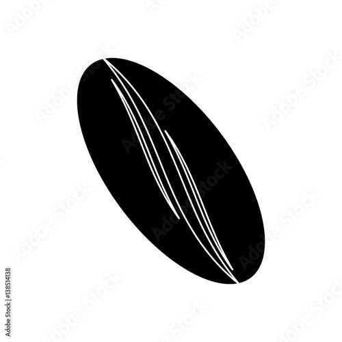 Delicious Coffee bean icon vector illustration graphic design