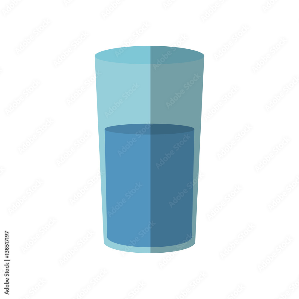 water glass icon over white background. vector illustration water glass icon over white background. vector illustration