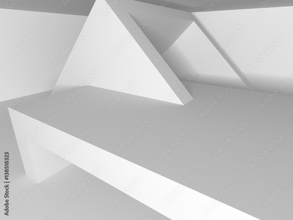 Abstract Modern White Architecture Background Abstract Modern White Architecture Background