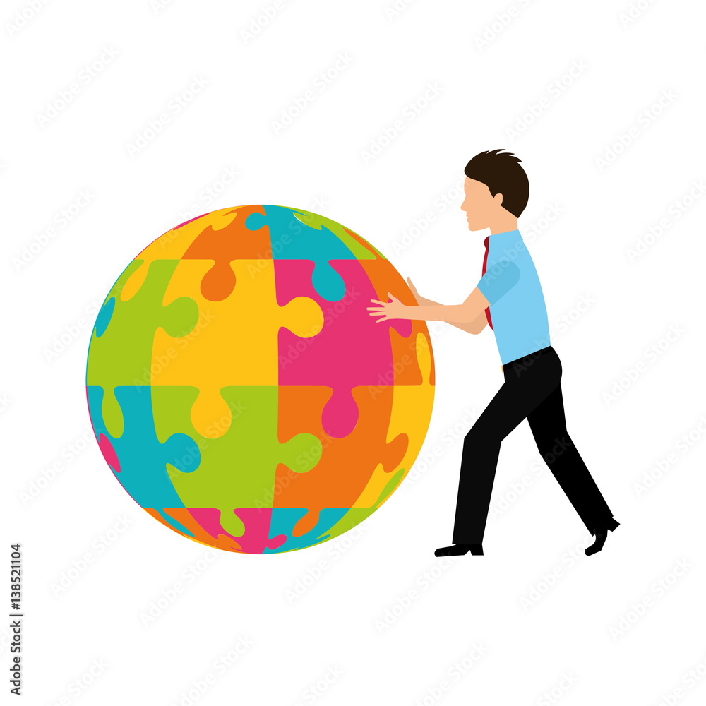 Jigsaw puzzle piece icon vector illustration graphic design Jigsaw puzzle piece icon vector illustration graphic design
