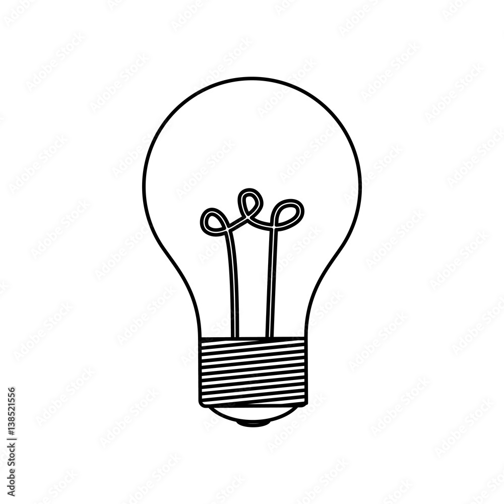 Bulb light energy icon vector illustration graphic design Bulb light energy icon vector illustration graphic design