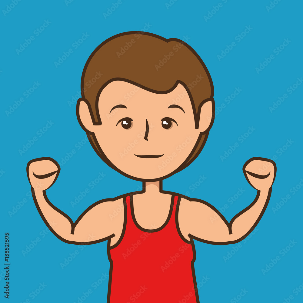 man athlete healthy lifestyle vector illustration design man athlete healthy lifestyle vector illustration design