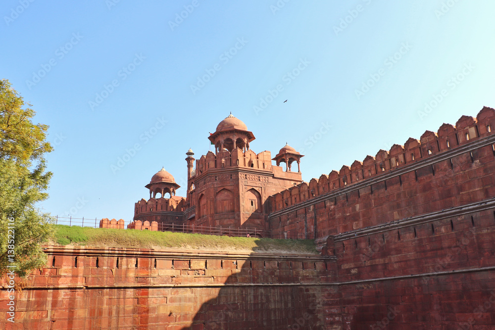 Red Fort, UNESCO world heritage site, a reminder of the magnificent power of the Mughal emperors and a symbol of glory to the Indian nation too.