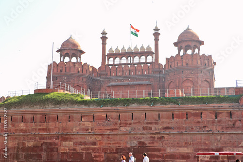 Red Fort, UNESCO world heritage site, a reminder of the magnificent power of the Mughal emperors and a symbol of glory to the Indian nation too.