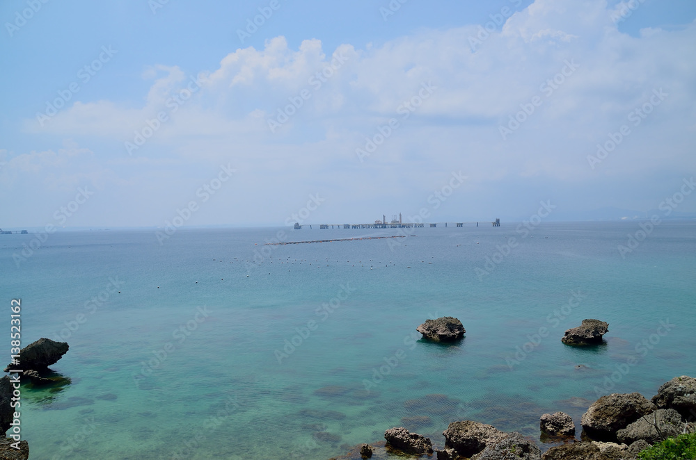 伊計大橋から見る沖縄のシーバース
