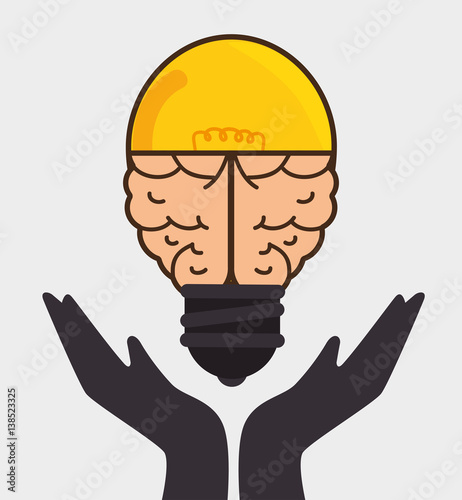 brain storming concept icon vector illustration design