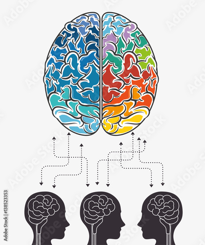 brain storming concept icon vector illustration design