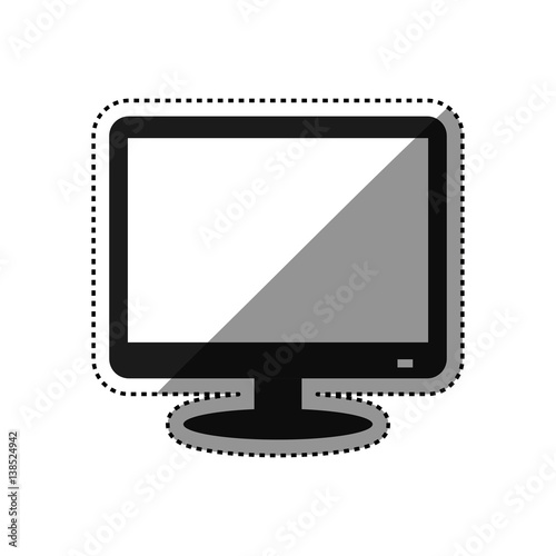 Modern smart tv icon vector illustration graphic design