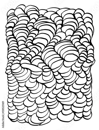 Abstract hand drawn pattern