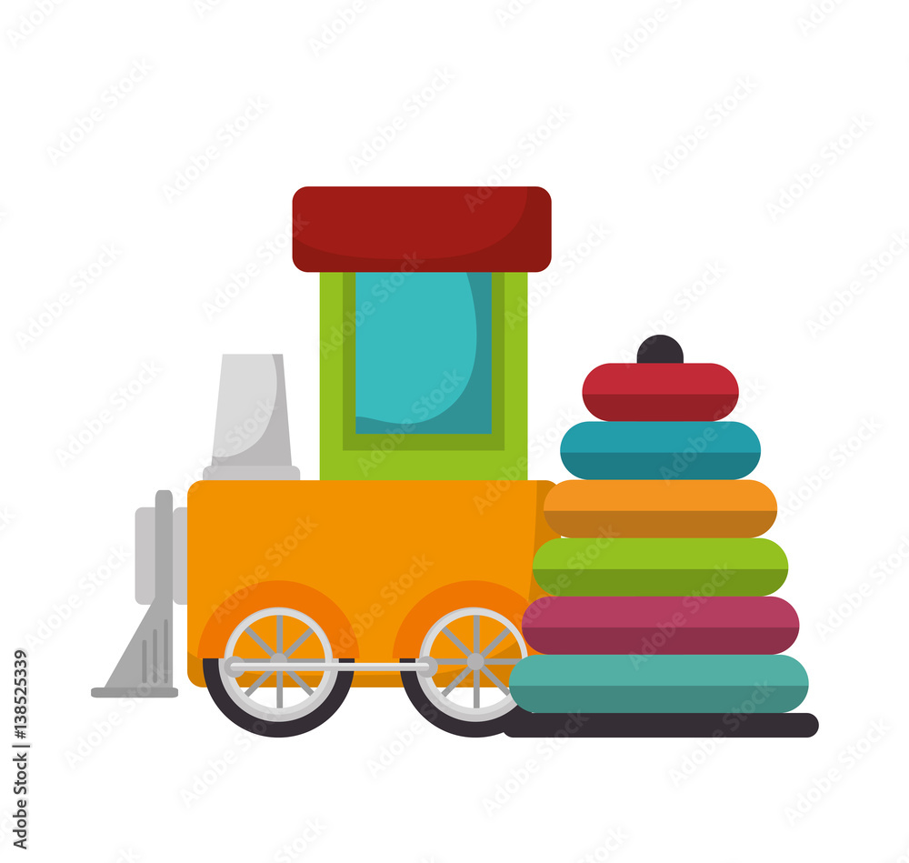 set kids toys icons vector illustration design set kids toys icons vector illustration design