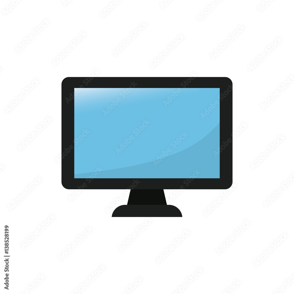 Modern smart tv icon vector illustration graphic design Modern smart tv icon vector illustration graphic design