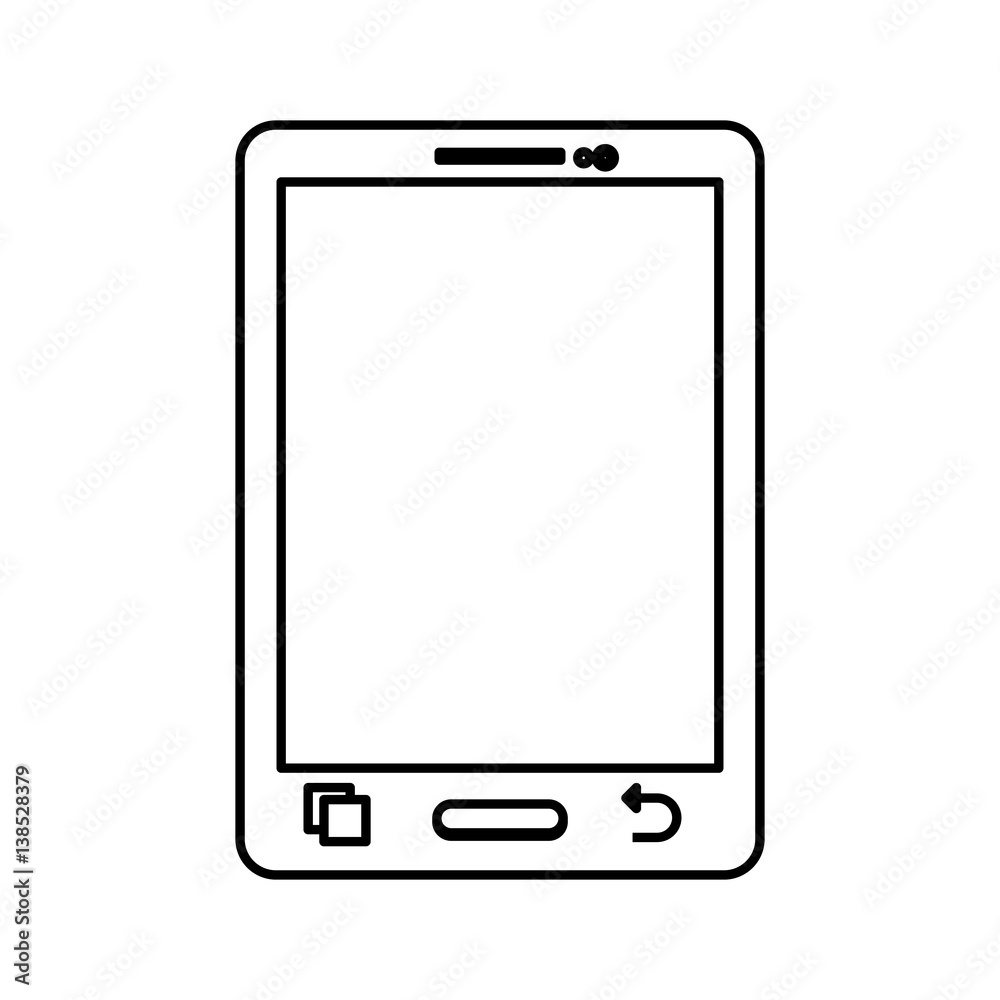 Mobile smartphone technology icon vector illustration graphic design Mobile smartphone technology icon vector illustration graphic design