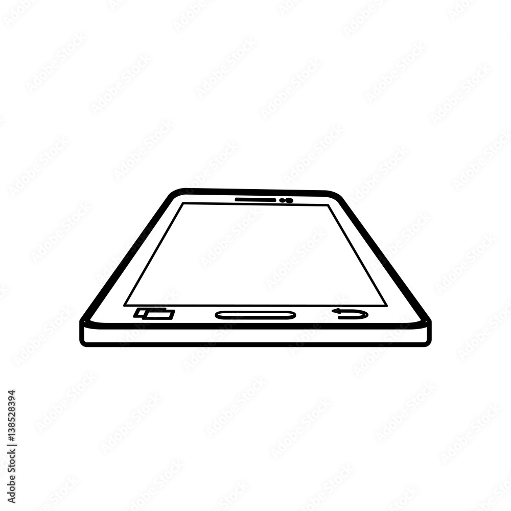 Mobile smartphone technology icon vector illustration graphic design Mobile smartphone technology icon vector illustration graphic design
