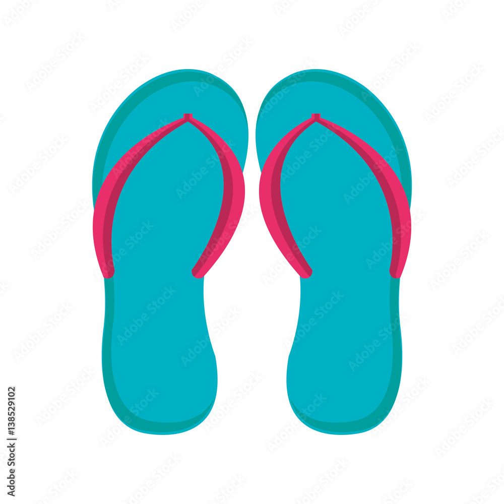 flip flops isolated icon vector illustration design flip flops isolated icon vector illustration design